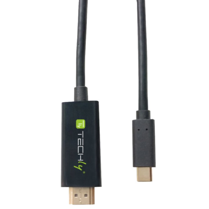 Cavo Adattatore USB-C™ Maschio a HDMI 2.0 4K Maschio 2m Nero Cavo Adattatore USB-C™ Maschio a HDMI 2.0 4K Maschio 2m Nero