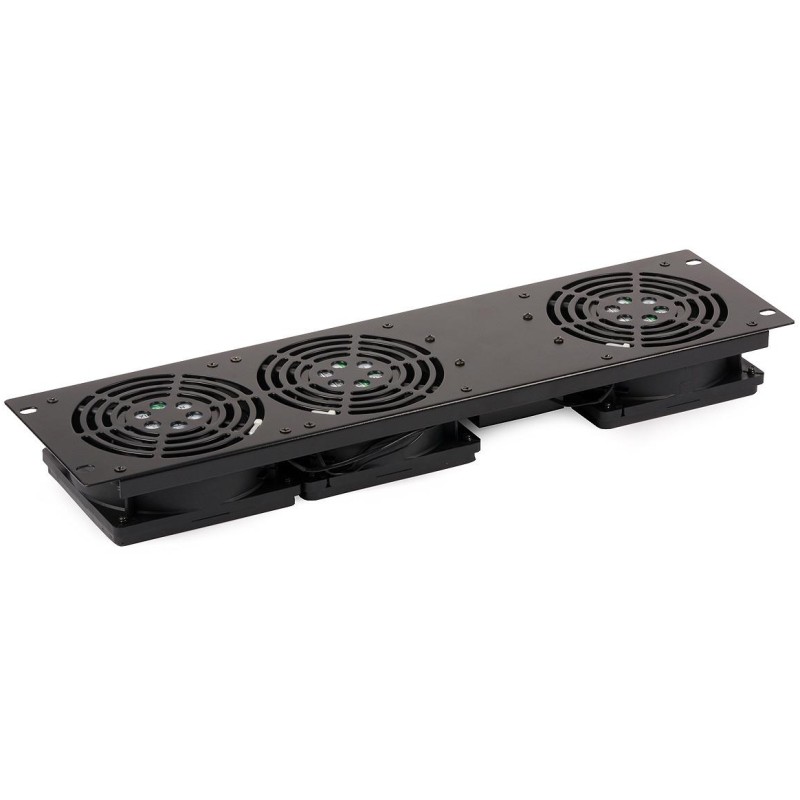 Gruppo di 3 Ventole a Soffitto per Rack 19" per Audio Video Gruppo di 3 Ventole a Soffitto per Rack 19" per Audio Video