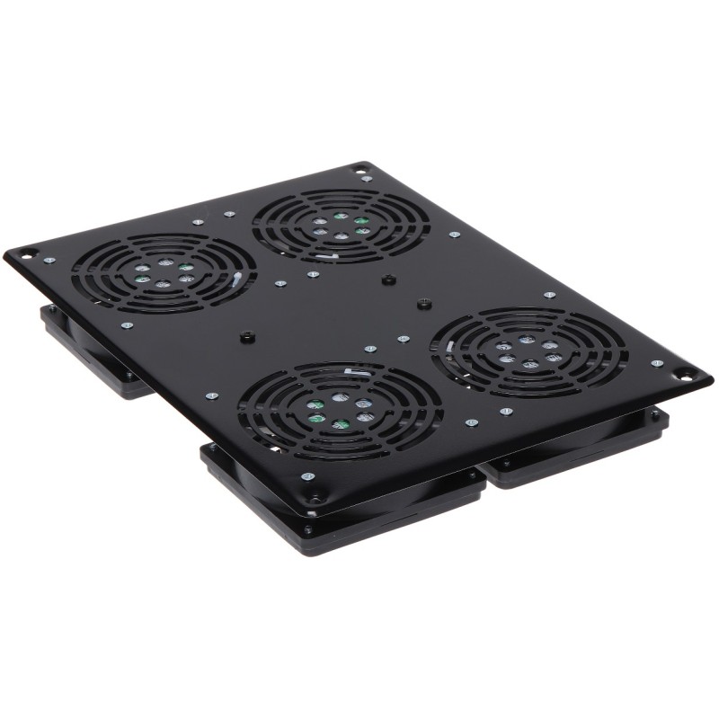 Gruppo di 4 Ventole a Soffitto per Rack 19" NetRack Gruppo di 4 Ventole a Soffitto per Rack 19" NetRack