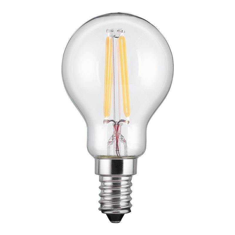 Lampada LED Mini Globo E14 Bianco Caldo 4W Filamento Classe A++