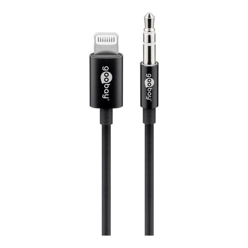 Cavo da Apple Lightning a Audio 3,5 mm M 1m Nero Cavo da Apple Lightning a Audio 3,5 mm M 1m Nero