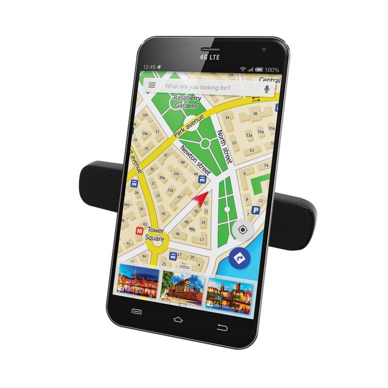 Supporto Magnetico da Auto per Smartphone con Doppia Clip