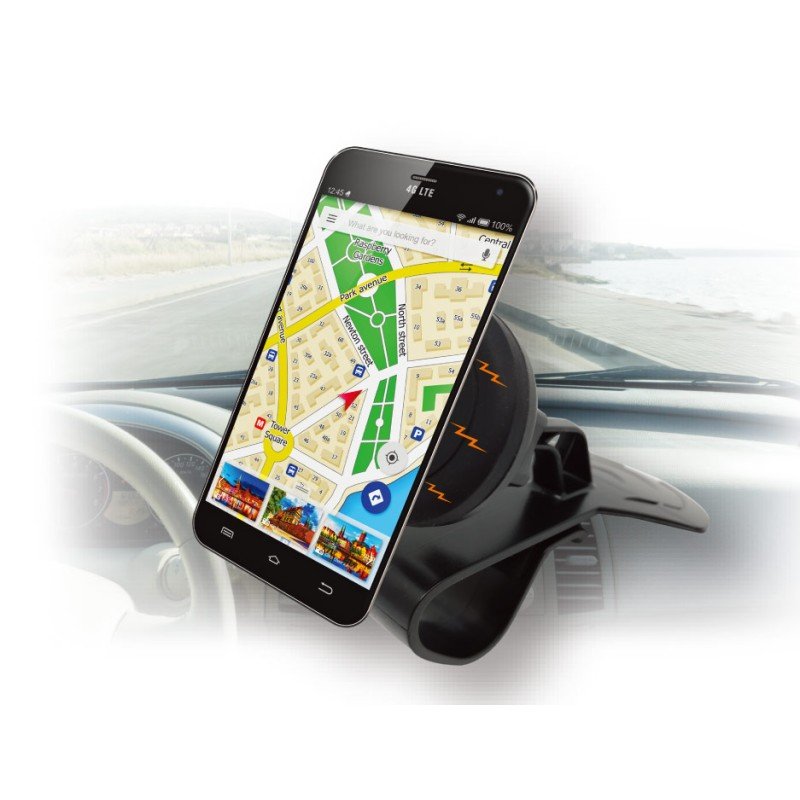 Supporto magnetico a clip, per cruscotto auto, per Smartphone