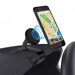 Supporto magnetico a clip, per cruscotto auto, per Smartphone