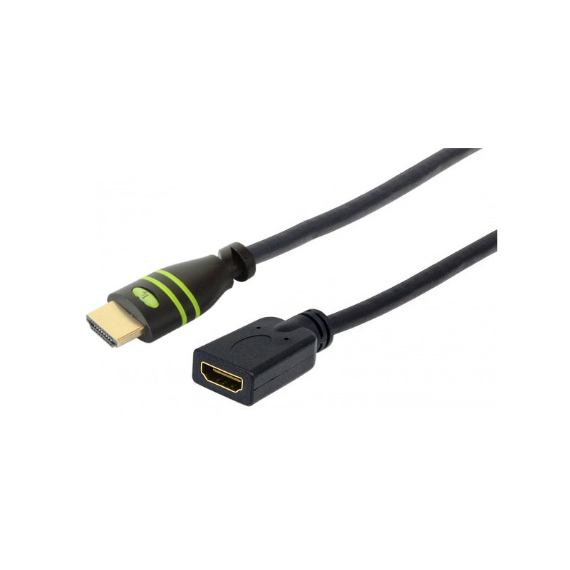 Cavo Prolunga HDMI High Speed con Ethernet 4K 60Hz M/F 1,0 m