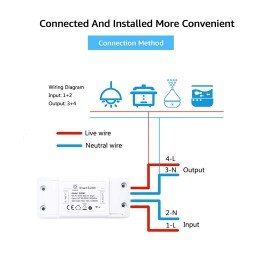 Interruttore Switch Smart Home 10A WiFi Universale, R4967