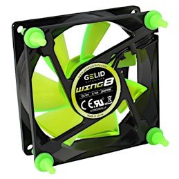 Ventola Wing 80x80x25 12V Verde