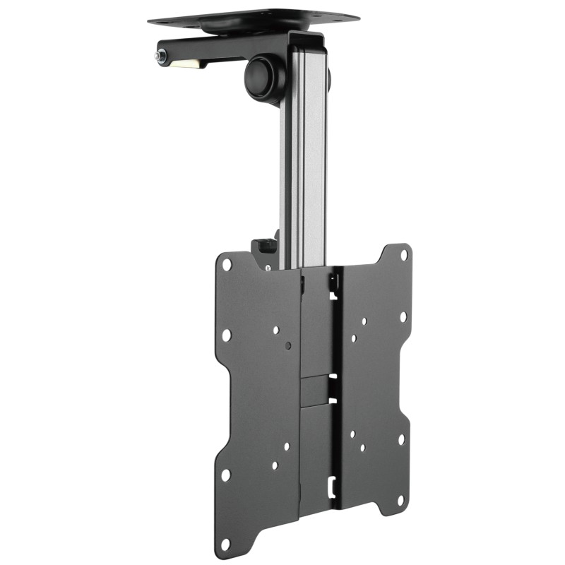Staffa TV da Soffitto Dritto e Inclinato per TV LED/LCD 17"-37" Nero Staffa TV da Soffitto Dritto e Inclinato per TV LED/LCD 17"-37" Nero