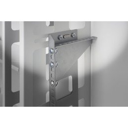 Armadio rack 19" Ghost con porta grigliata Bianco