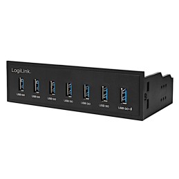 Hub USB Interno 5,25" 7 porte USB 3.0 con Ricarica Veloce