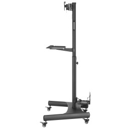 Trolley da Pavimento con Mensola e Porta CPU per 2 TV LCD/LED/Plasma 13-32"