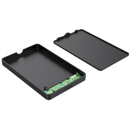 Box Esterno USB3.0 per HDD/SSD SATA 2,5" Nero