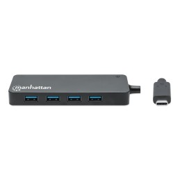 Hub USB 3.2 Gen 1 USB-C™ Maschio a 4 porte USB-A Femmina Nero