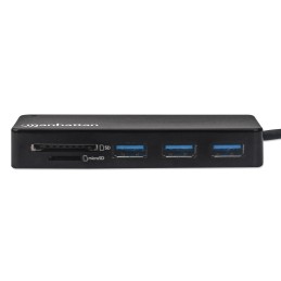 Hub USB 3.2 Gen 1 a 3 porte USB-A con Lettore Schede