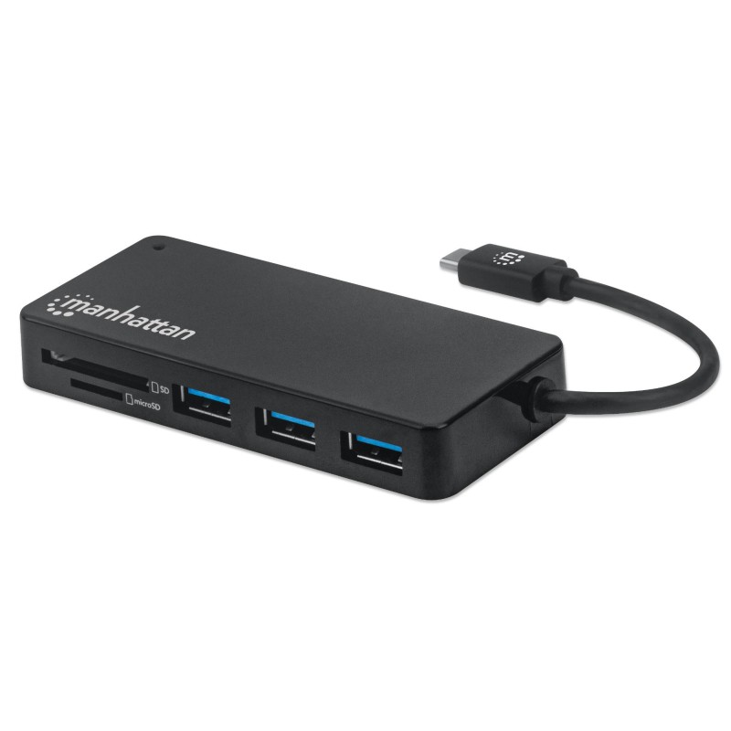 Hub USB-C™ 3.2 Gen 1 a 3 porte con Lettore Schede Hub USB-C™ 3.2 Gen 1 a 3 porte con Lettore Schede