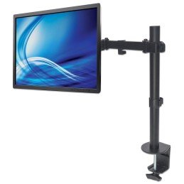 Supporto da Scrivania per Monitor 13-32" Doppio Snodo di Regolazione