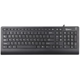Tastiera USB 105 Tasti Nero