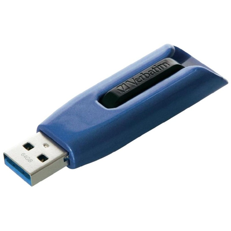 Memoria USB 3.0 Verbatim Retrattile 128GB Blu Memoria USB 3.0 Verbatim Retrattile 128GB Blu