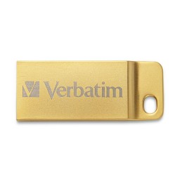 Mini Memoria USB 3.0 Verbatim con Portachiavi 64GB Oro