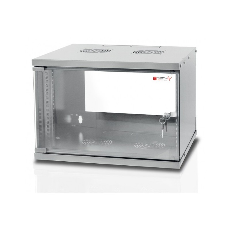 Armadio Rack 19" a Muro 9U prof. 320 Grigio Assemblato Armadio Rack 19" a Muro 9U prof. 320 Grigio Assemblato