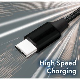 Cavo HighSpeed USB-C™ Maschio/USB-A Maschio 0,3m Nero