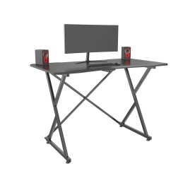 Scrivania Gaming Ergonomica Tavolo da Gioco per PC 110 cm Nero