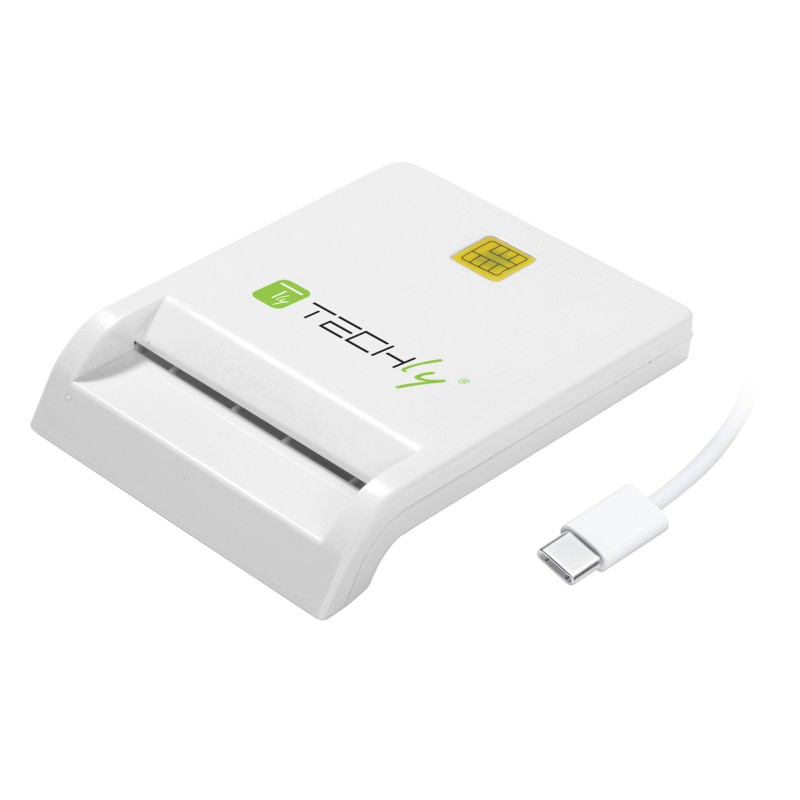 Lettore/Scrittore di Smart Card USB-C™ Compatto Bianco