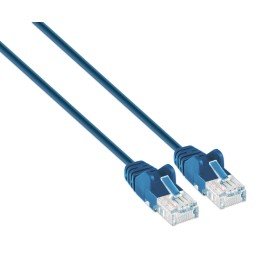 Cavo patch di rete Cat6 UTP Slim 0,5 m blu