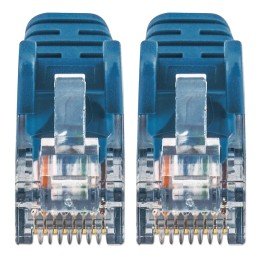 Cavo patch di rete Cat6 UTP Slim 0,5 m blu