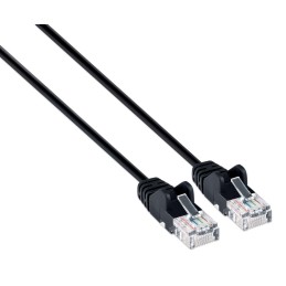 Cavo patch di rete Cat6 UTP Slim 0,5 m Nero