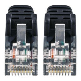 Cavo patch di rete Cat6 UTP Slim 0,5 m Nero