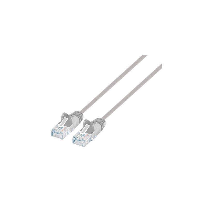 Cavo patch di rete Cat6 UTP Slim 3 m grigio Cavo patch di rete Cat6 UTP Slim 3 m grigio