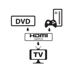 Switch HDMI 2 porte Bidirezionale 4K 60Hz