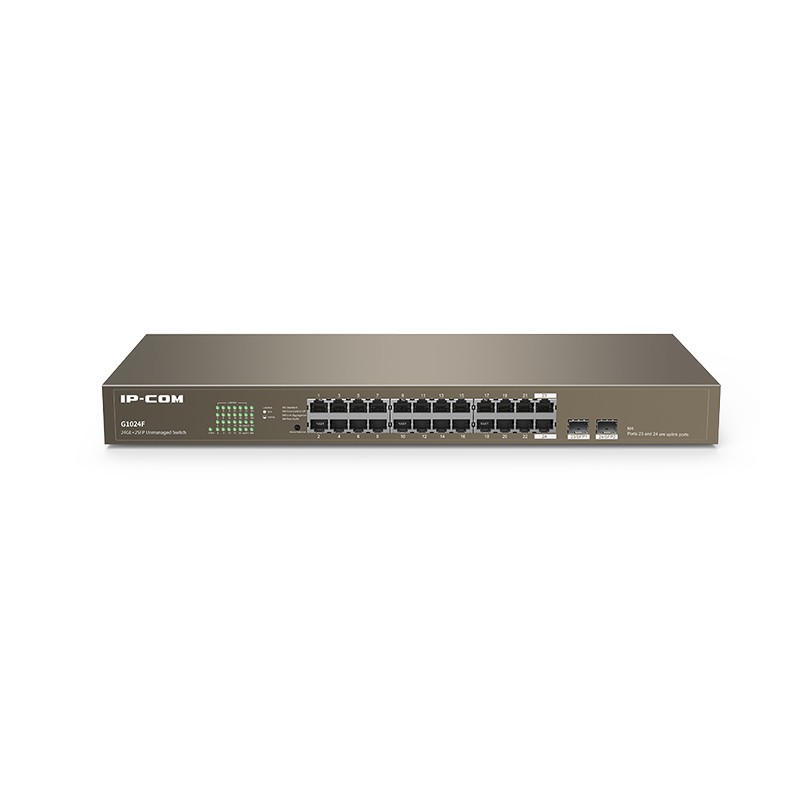 Switch Ethernet Gigabit 24 Porte+2 porte SFP Layer 2 Unmanaged