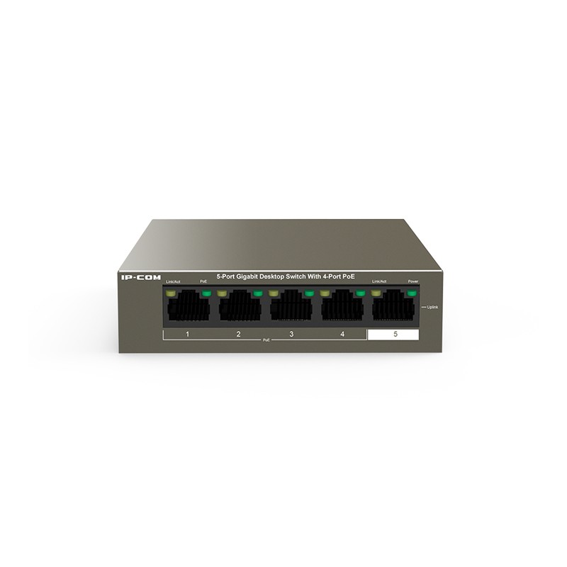 Switch 5 Porte Gigabit Desktop con 4 porte PoE+