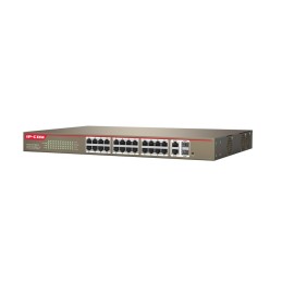 Switch 24 porte 10/100 con 2 porte gigabit/SFP combo con supporto Web-Smart