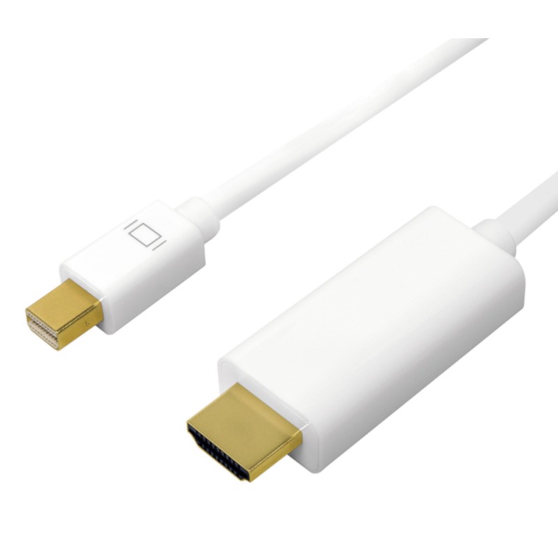 Cavo Convertitore Mini DisplayPort V.1.2 (Thunderbolt) a HDMI M/M 1m Cavo Convertitore Mini DisplayPort V.1.2 (Thunderbolt) a HDMI M/M 1m