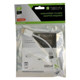 Adattatore da Displayport v1.2 a HDMI 4K@60Hz Bianco