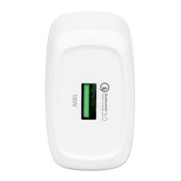 Caricatore USB da Muro QC3.0 18W Quick Charge™ Bianco