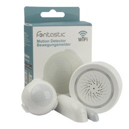 Kit Antifurto Sensore di Movimento a Sirena e 2 Sensori Porta/Finestra