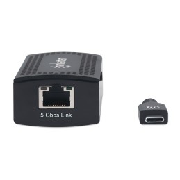 Convertitore Adattatore di Rete USB-C™ a 5GBASE-T Nero