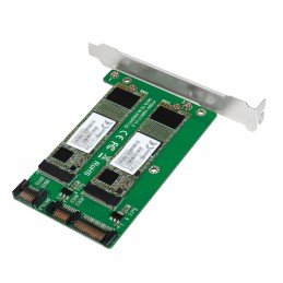 Adattatore 2x SATA SSU a 2x M.2 SATA