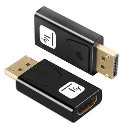 Adattatore Convertitore da DisplayPort DP 1.2 a HDMI 4K 60Hz Nero