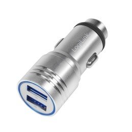 Caricatore da Auto in Alluminio 2x USB 10,5W Rompivetro di Emergenza