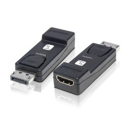 Adattatore Convertitore da DisplayPort DP 1.2 a HDMI 4K 30Hz Nero