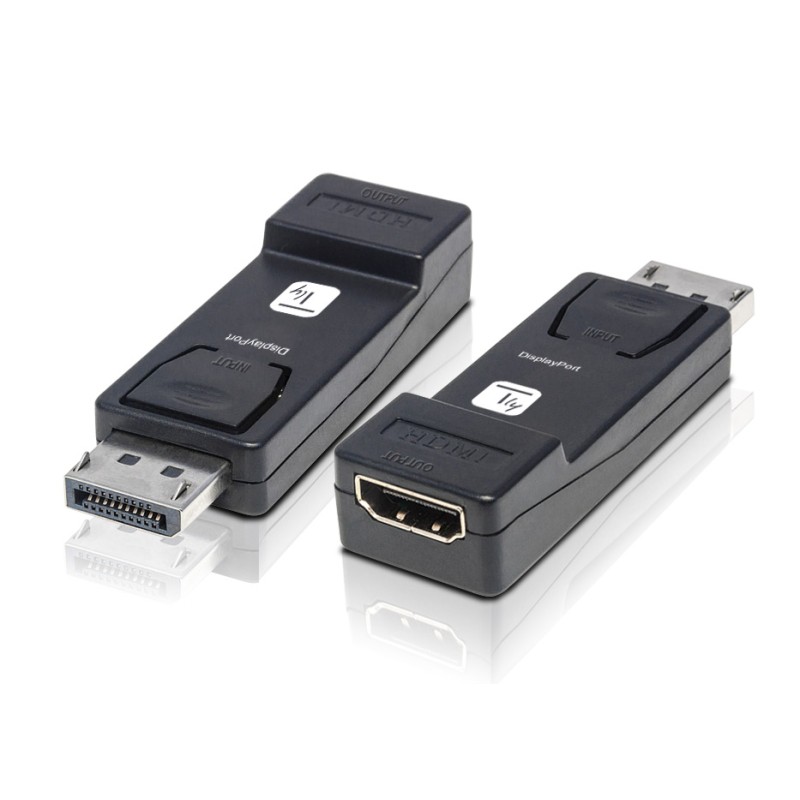 Adattatore Convertitore da DisplayPort DP 1.2 a HDMI 4K 30Hz Nero