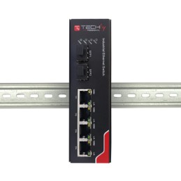 Switch Industriale 4x 10/100Base-TX a SFP Fibra 2 x 1000Base-X