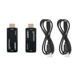 Extender HDMI Over Ethernet 1080p Compatto Nero