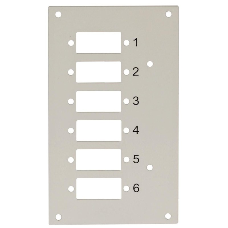 Pannello Frontale 6 Connessioni SC-Duplex per Box Ottico Pannello Frontale 6 Connessioni SC-Duplex per Box Ottico