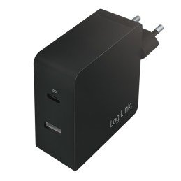 Caricatore da Muro USB-C™ e USB tipo A 65W Nero